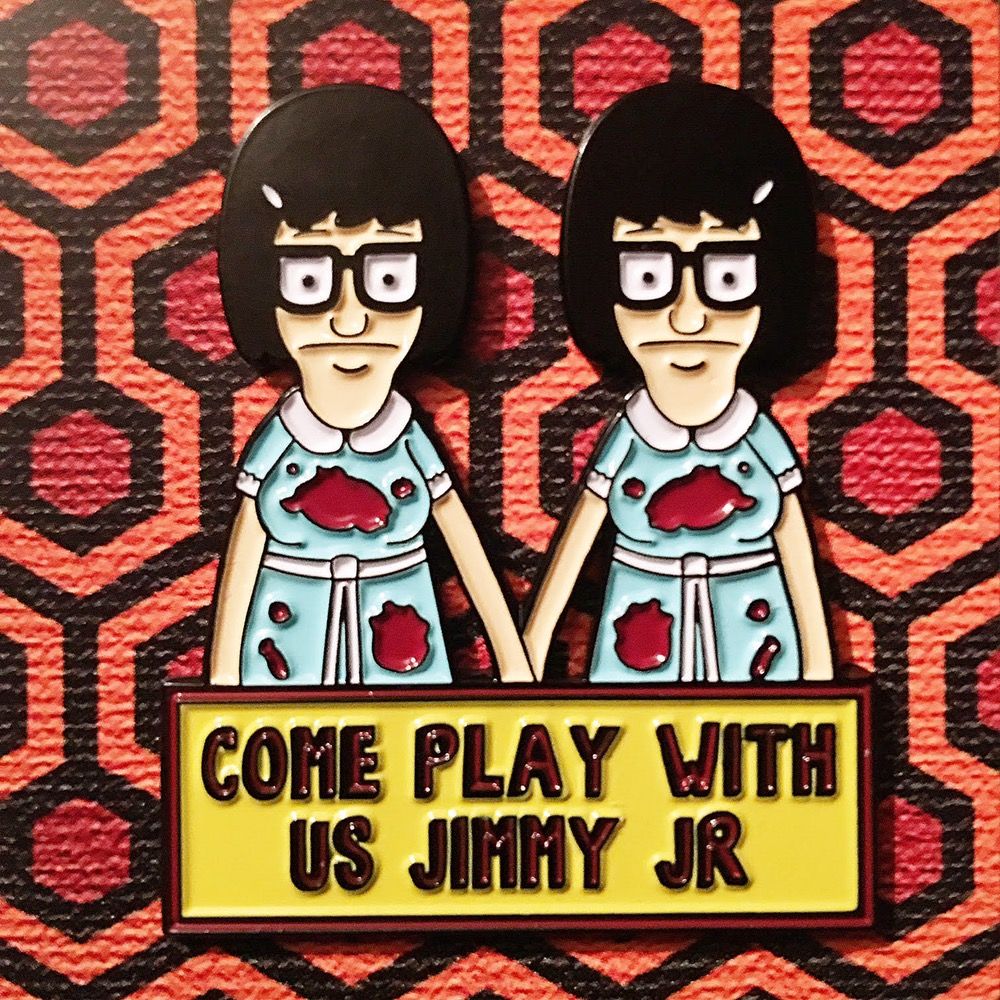 TINA TWINS: The Shining x Bob's Burgers Enamel Pin