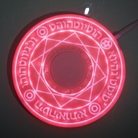 Magic Circle Cardcaptor Sakura Pink Star Wireless Charger Pad (sound)