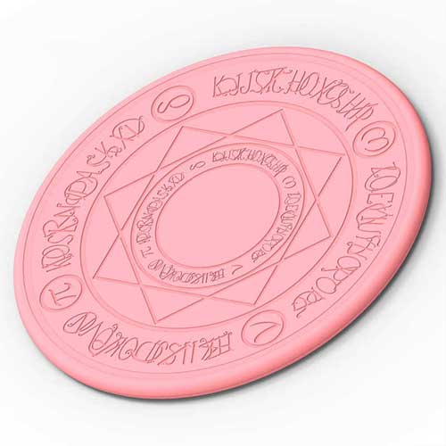 Magic Circle Cardcaptor Sakura Pink Star Wireless Charger Pad (sound)