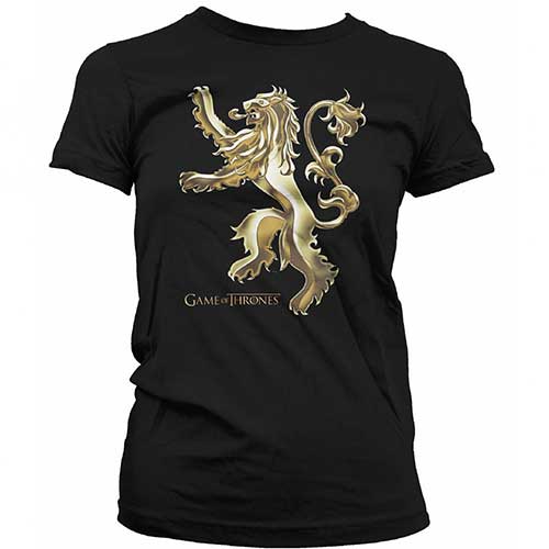 GAME OF THRONES Fitted Chrome Lannister Sigil T-Shirt