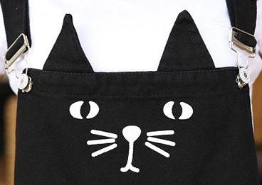 Neko Kitty Cat Mini Dungarees Dress