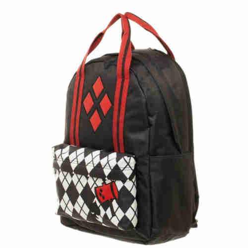 Harley Quinn Pocket Print Backpack