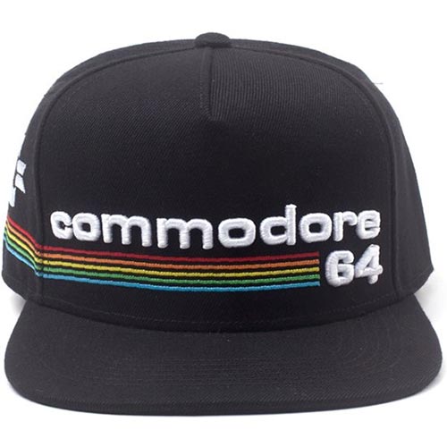 COMMODORE 64 Embroidered Full Rainbow Logo Snapback