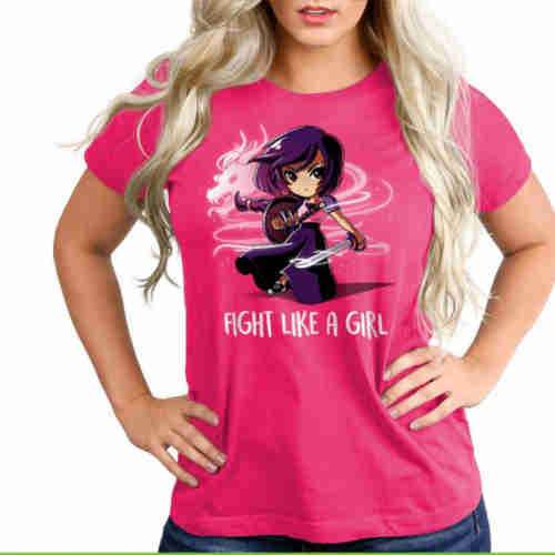 Fight Like A Girl - Tshirt