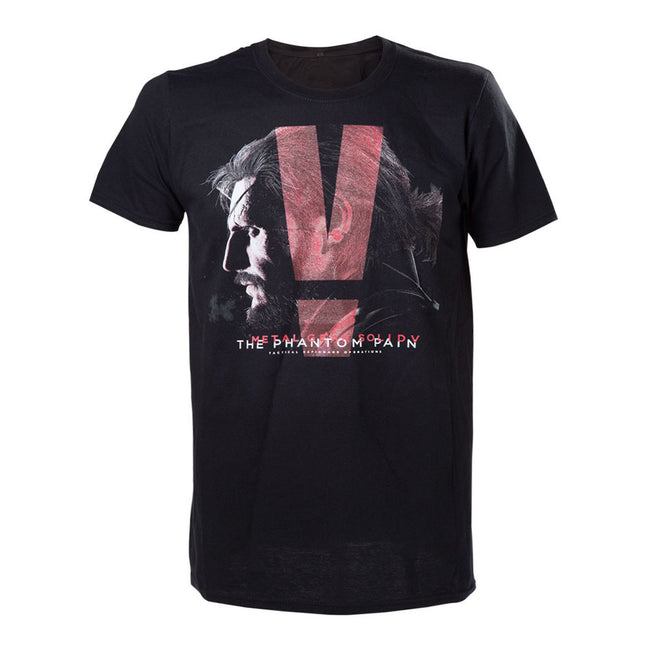 METAL GEAR SOLID V Phantom Pain Adult Male Box Cover T-Shirt, Extra Large, Black (TSLC008MGS-XL)