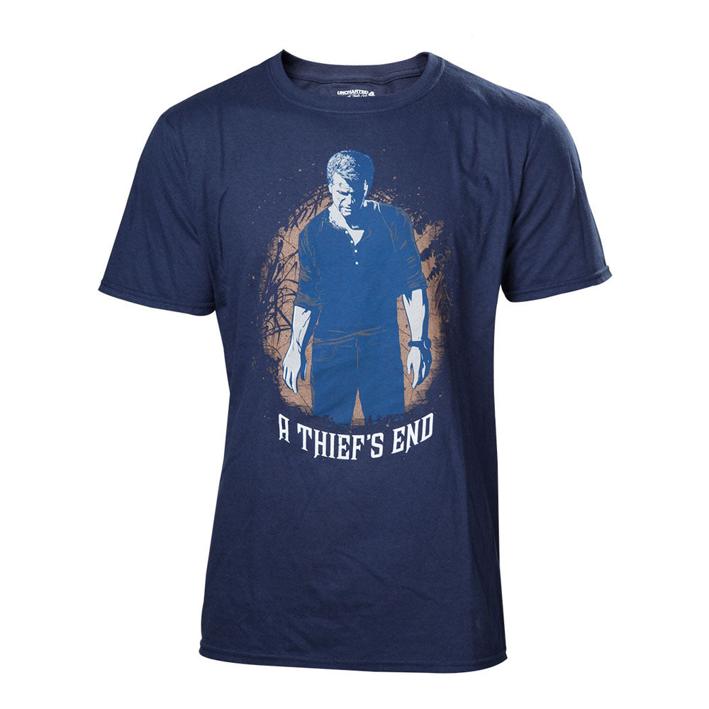 UNCHARTED 4 A Thief's End Men's Boxcover T-Shirt, Extra Extra Large, Multi-colour (TS302041UNC-2XL)