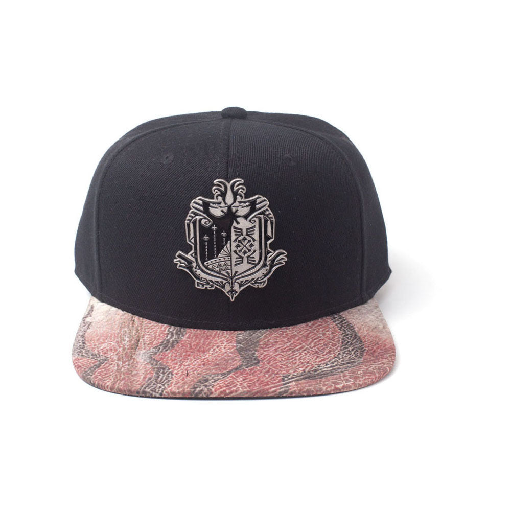 MONSTER HUNTER WORLD Metal Badge Logo Snapback Baseball Cap, Multi-colour (SB313218MHN)