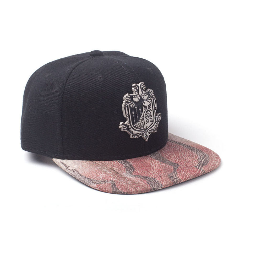 MONSTER HUNTER WORLD Metal Badge Logo Snapback Baseball Cap, Multi-colour (SB313218MHN)