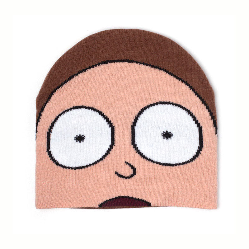 RICK AND MORTY Morty Face All-over Print Cuffless Beanie, Multi-colour (KC216588RMT)