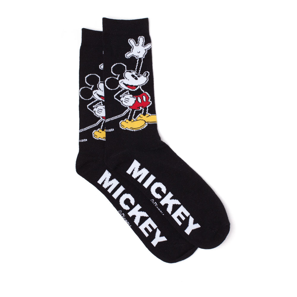 DISNEY Mickey Mouse Waving Crew Socks