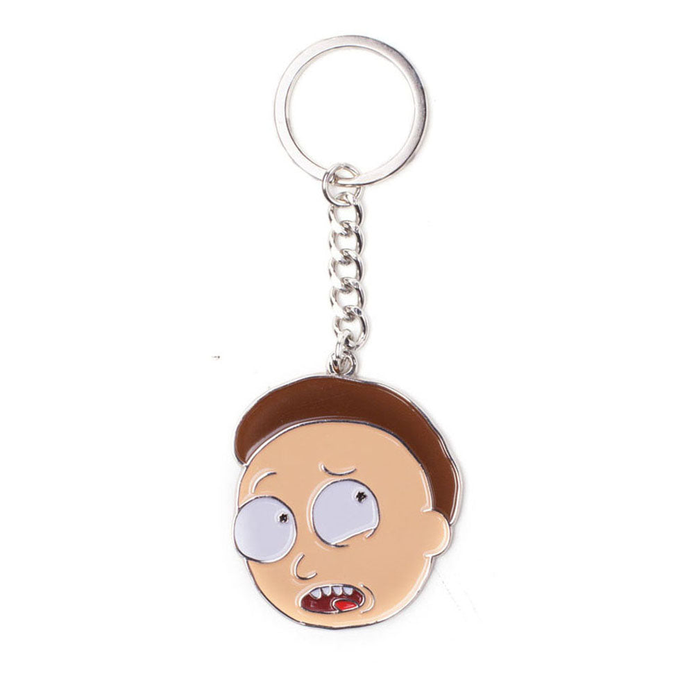 RICK AND MORTY Morty Metal Pendant Keychain, Multi-colour (KE165400RMT)