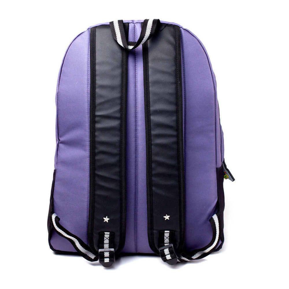 RICK AND MORTY Spaceship Print Backpack, Black/Purple (BP537132RMT)