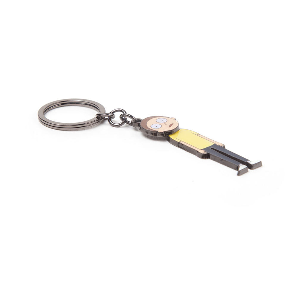 RICK AND MORTY Morty with Moveable Head Metal Keychain, Multi-colour (KE567477RMT)