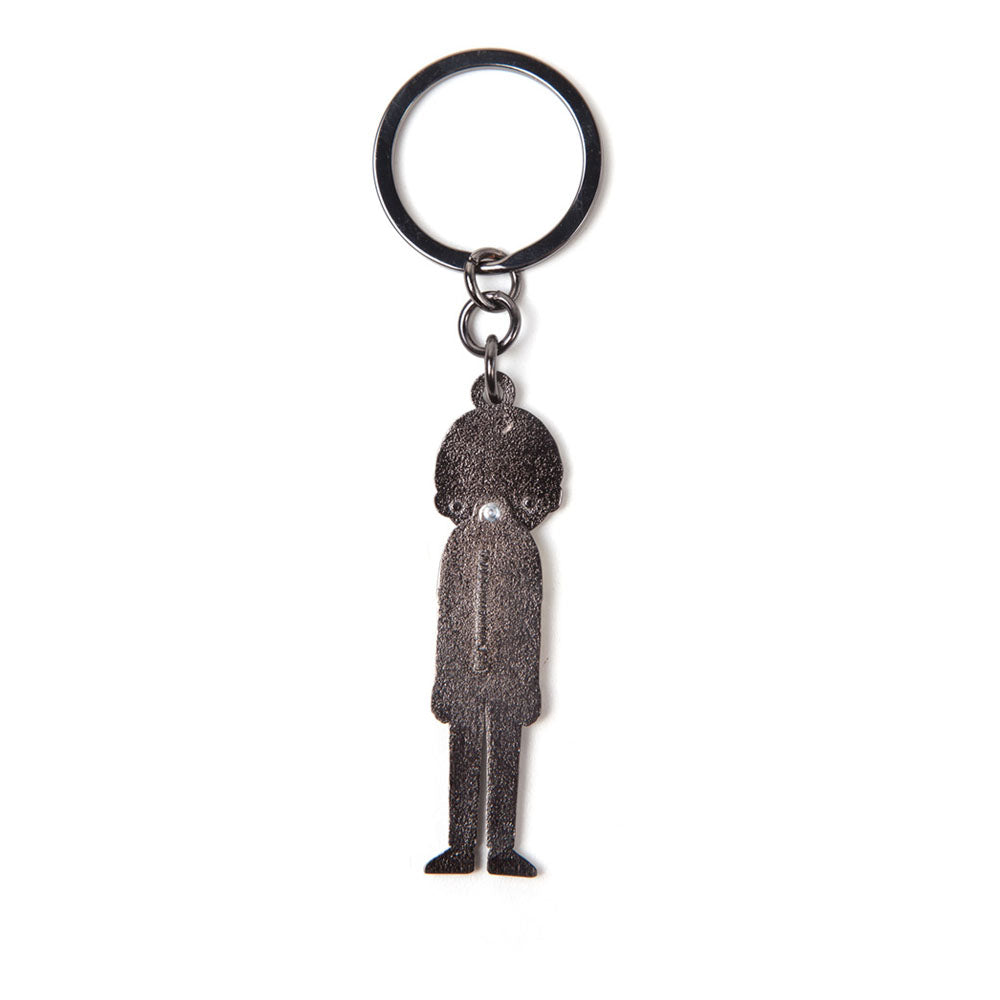 RICK AND MORTY Morty with Moveable Head Metal Keychain, Multi-colour (KE567477RMT)