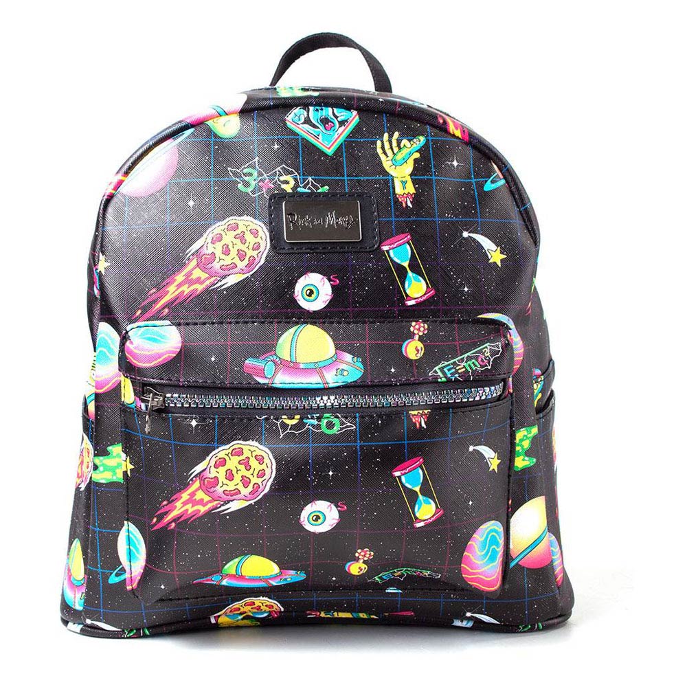 RICK AND MORTY Space Sublimation All-over Print Ladies Backpack, Female, Black (BP163277RMT)