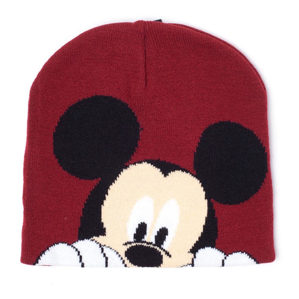 DISNEY Mickey Mouse Magic Jacquard Beanie, Female, Red (KC205616MCK)
