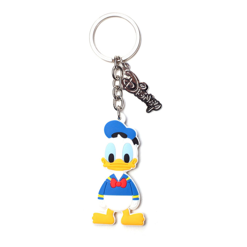 DISNEY Donald Duck Rubber Keychain, Unisex, Multi-colour (KE771574DCC)