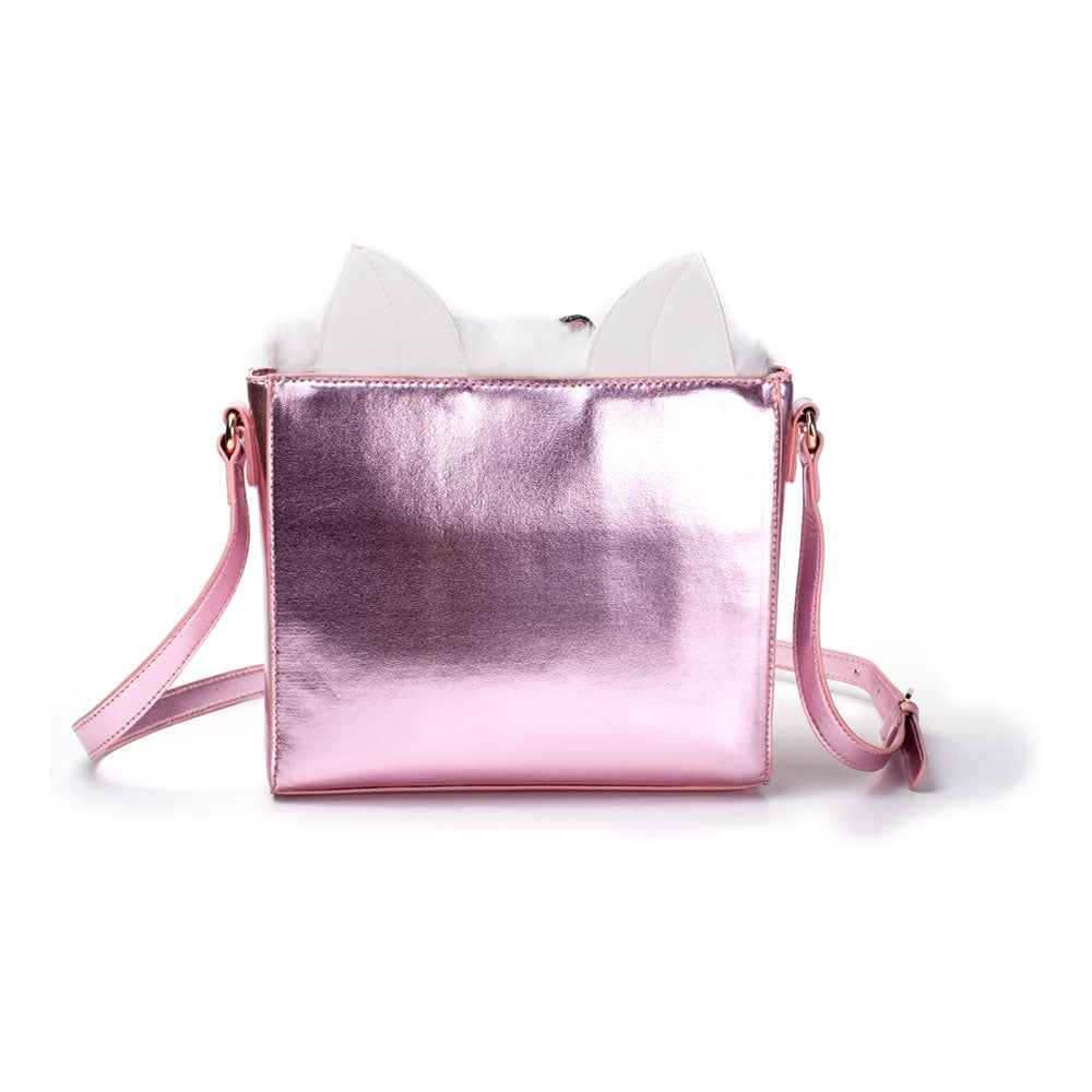 DISNEY The Aristocats Marie Shaped Shoulder Bag with Shoulder Strap, Female, Pink/White (LB201808MRR)