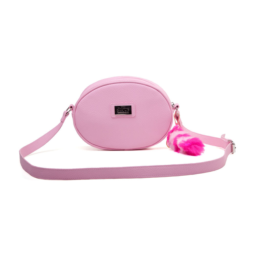 DISNEY Alice in Wonderland Cheshire Cat Shaped Shoulder Bag with Shoulder Strap, Female, Pink (LB682880AIW)