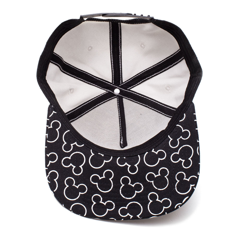 DISNEY Minnie Mouse Snapback Baseball Cap, Kids Boy, White/Black (SB045624MCK)
