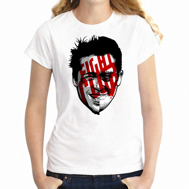 New Women's T-shirt Fight Club We Should Do This Again Sometime Geek Girl Shirt Girl's  tshirt Harajuku Streetwear tees tops