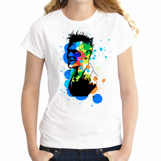 New Women's T-shirt Fight Club We Should Do This Again Sometime Geek Girl Shirt Girl's  tshirt Harajuku Streetwear tees tops