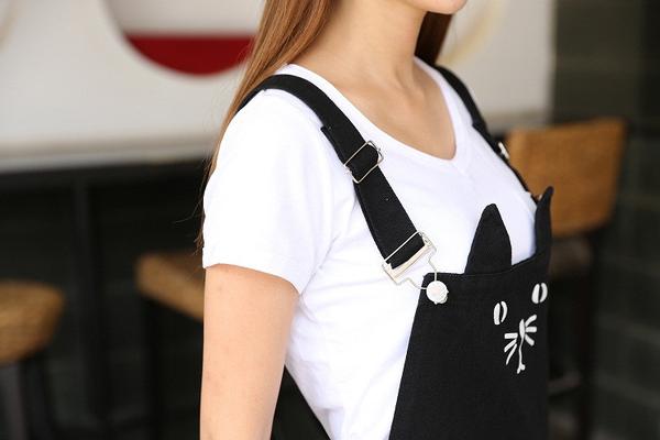Neko Kitty Cat Mini Dungarees Dress