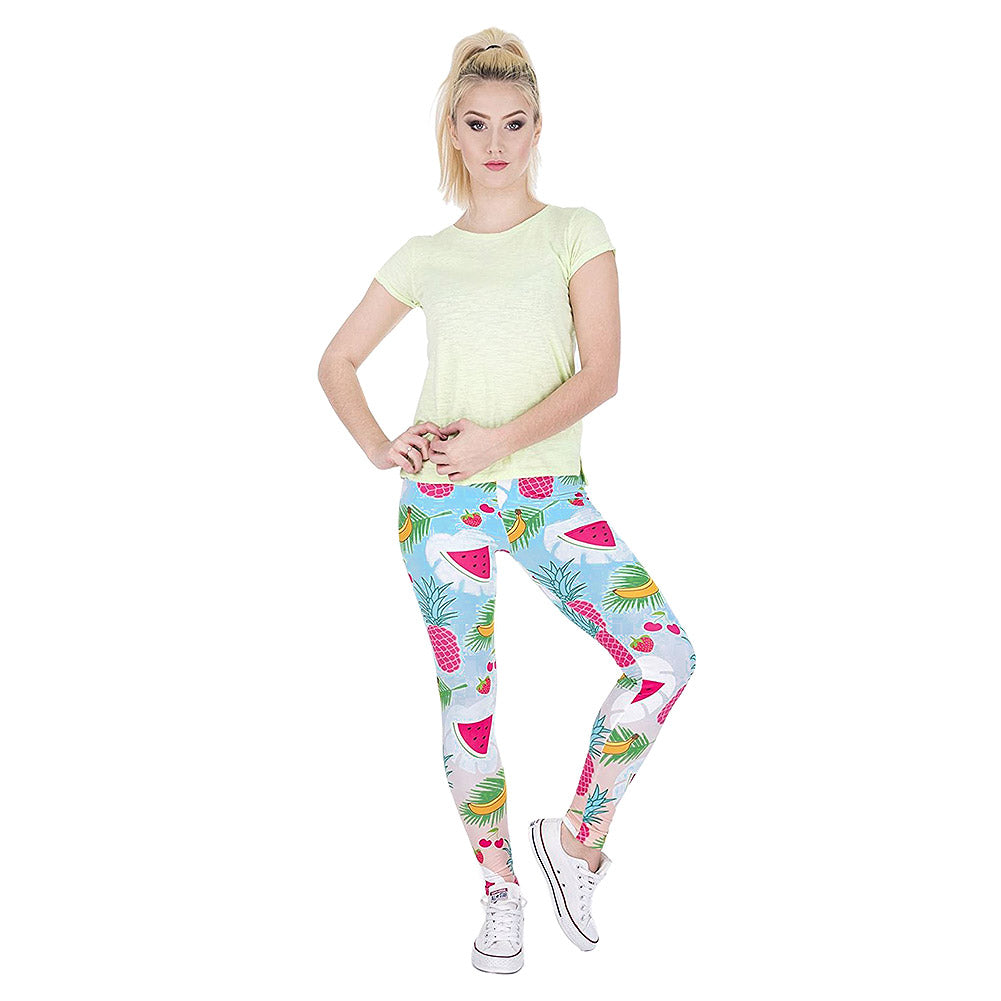 Tropical Fruits Leggings (Multicoloured)
