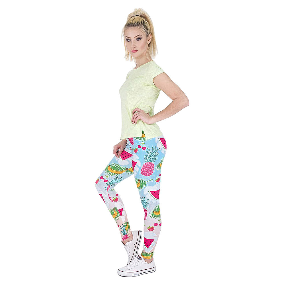 Tropical Fruits Leggings (Multicoloured)