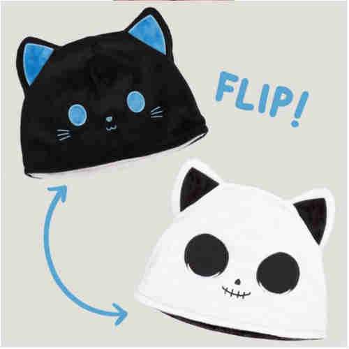 Reversible Cat Hat - Black and White