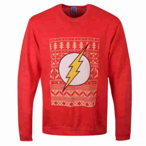 The Flash Xmas Fair Isle Logo