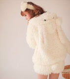Kawaii Rabbit Long Ears Fluffy Coat High Quality -COAT