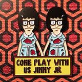 TINA TWINS: The Shining x Bob's Burgers Enamel Pin