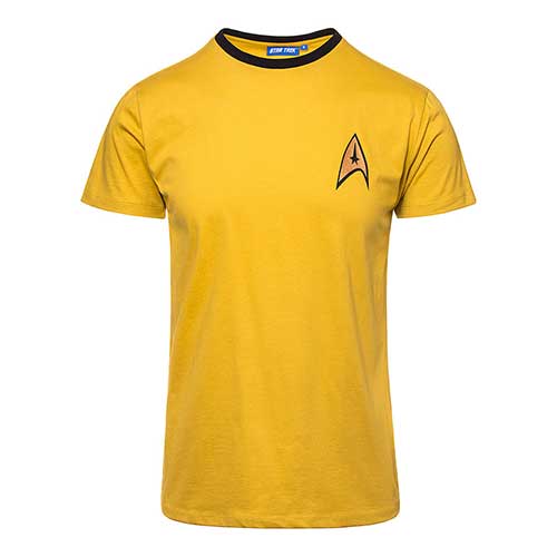 Star Trek Command Uniform T Shirt (Yellow)