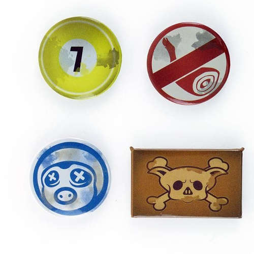 OVERWATCH Roadhog Pin Button Set Collection