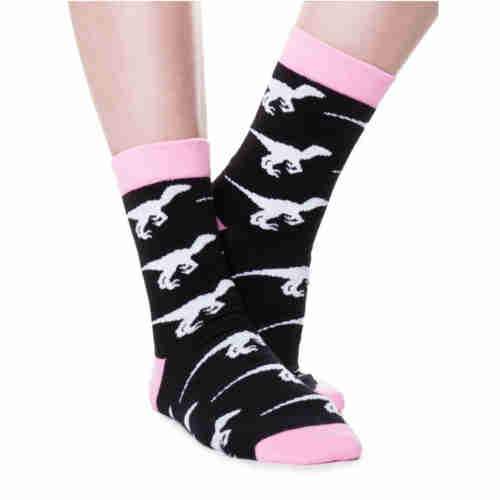 Black Dino Socks