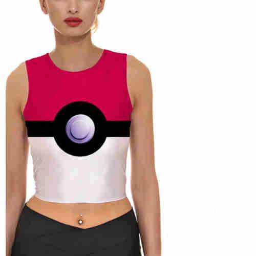 Catch Em All Crop Top