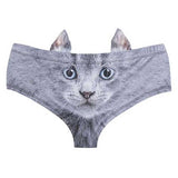 'Cat' 3D Hipster Panties With Little Ears