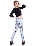 Grey Raptor Print Bottoms