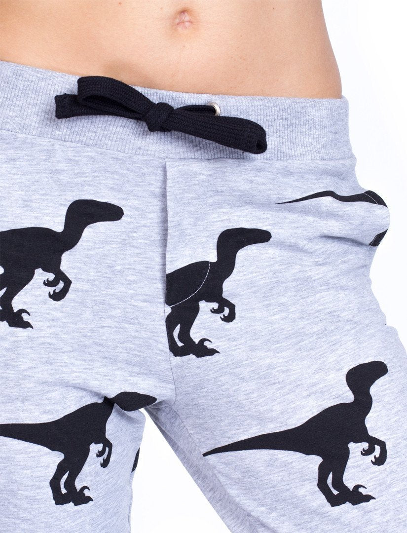 Grey Raptor Print Bottoms