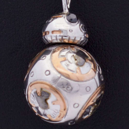 BB8 pendant in 925 Sterling Silver
