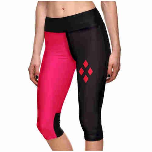 Harlequin Cropped Leggings