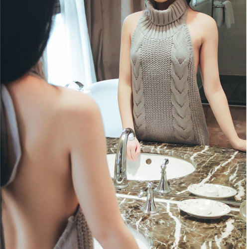 Virgin Killer Sweater Dress