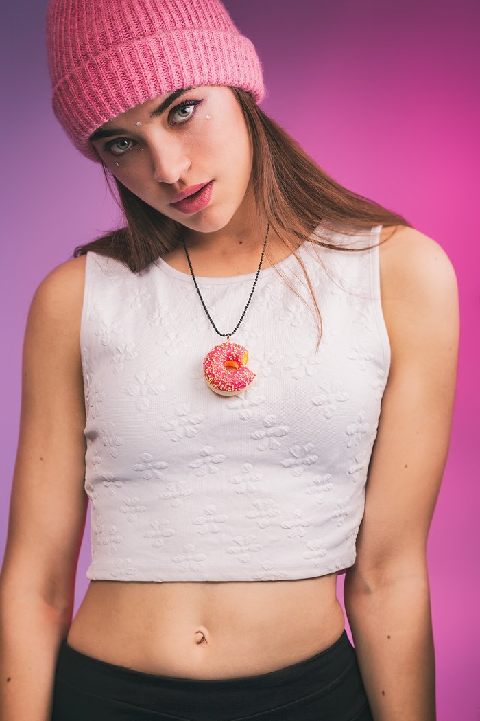 INNOCENT DONUT NECKLACE RED