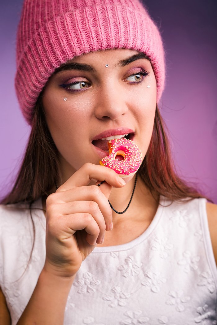 INNOCENT DONUT NECKLACE RED