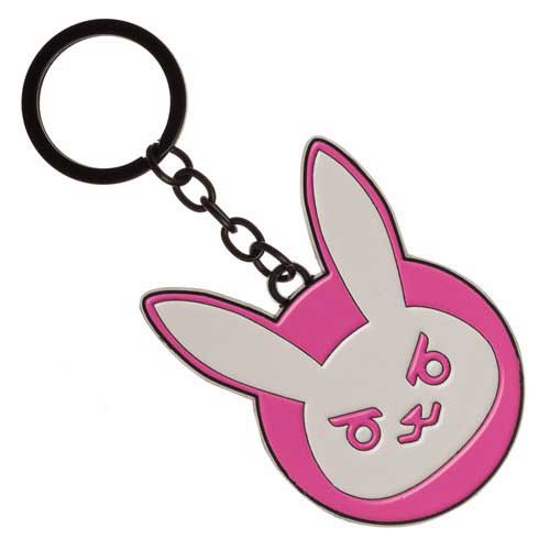 Overwatch D.Va Bunny Logo Metal Key Chain