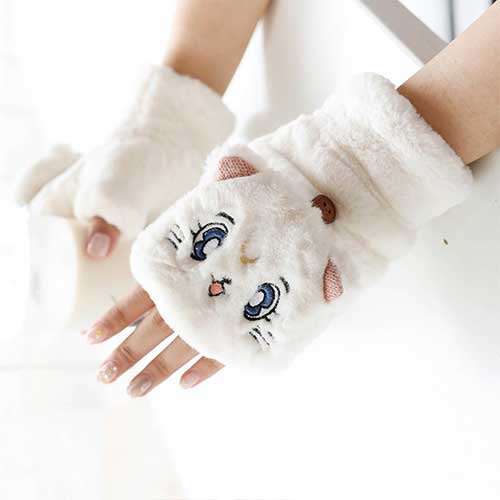 Sailor Moon Kawaii Artemis Plush Gloves