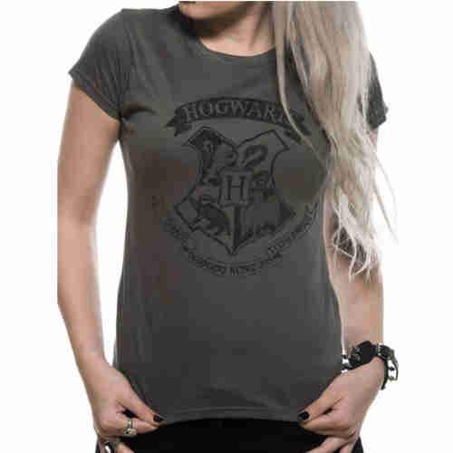 Harry Potter - Distressed Hogwarts: Fitted