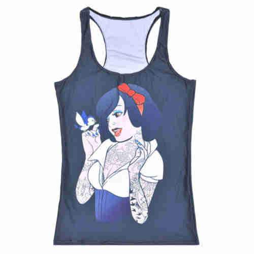 Punk Snow White Top