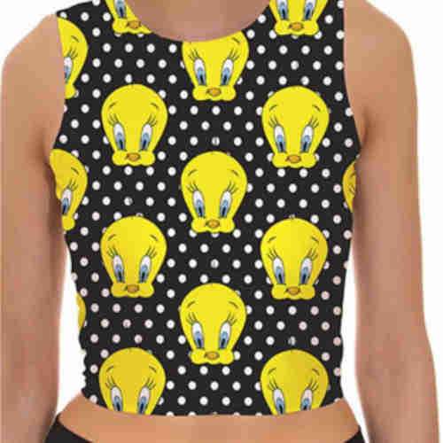 Tweety Crop Top